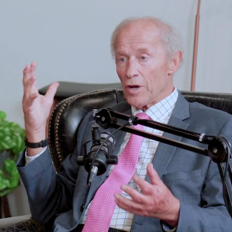 Dr. John Tickell speaking about longevity and healthy living on the Hear Me Roar podcast Secrets to a Longer, Healthier Life