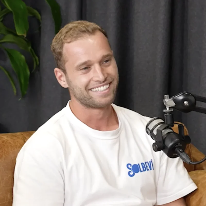 Stefan Di Benedetto, founder of Solbevi, speaking about non-alcoholic beverages on Hear Me Roar podcast